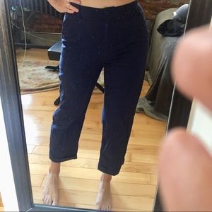 & Other Stories Royal Blue High-Waisted Slacks